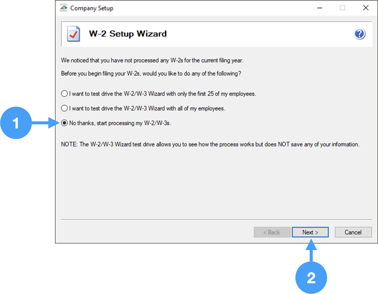 Documentation Resources > W-2 Setup Wizard (Windows) > Windows W-2 Setup Wizard.002.png
