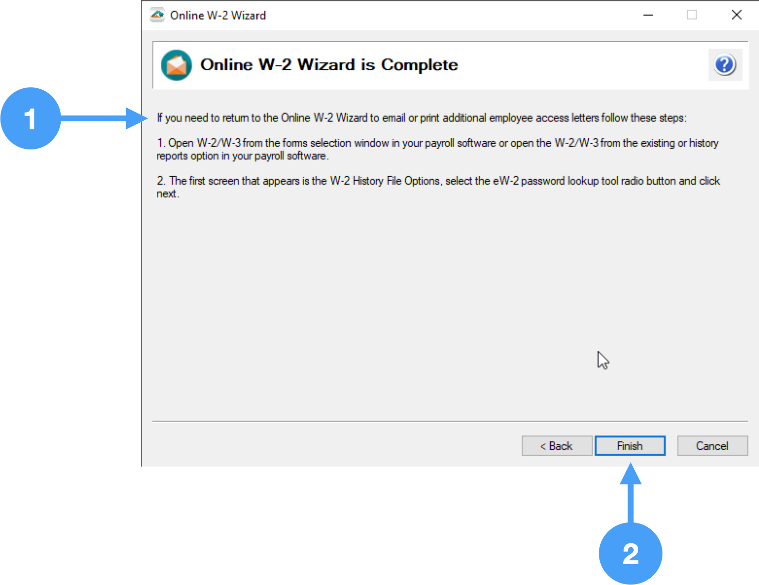 Documentation Resources > W-2 eFile Process (Windows) > Windows eFile Process.007.png